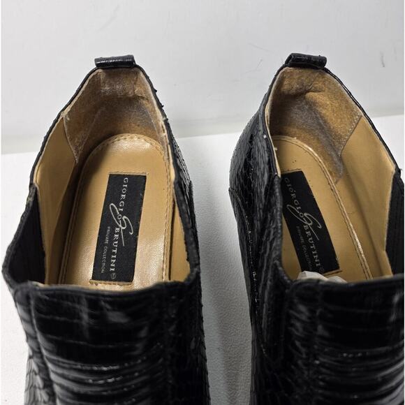 Giorgio Brutini Private Collection Genuine Snake Leather Ankle Western Boot 10M - Picture 10 of 12